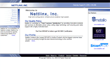 Tablet Screenshot of nettlinxinc.com